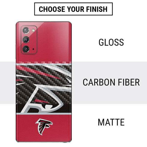 NFL Atlanta Falcons Zone Block Galaxy Note20 5G Skin